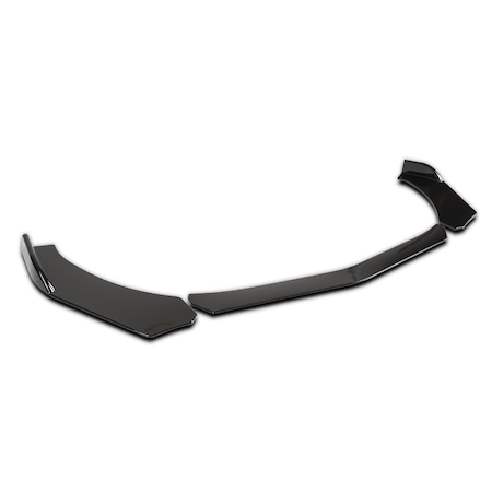 Spec-D Tuning All All All Poly Front Bumper Lip - Glossy Black LPF-U001GB-AK